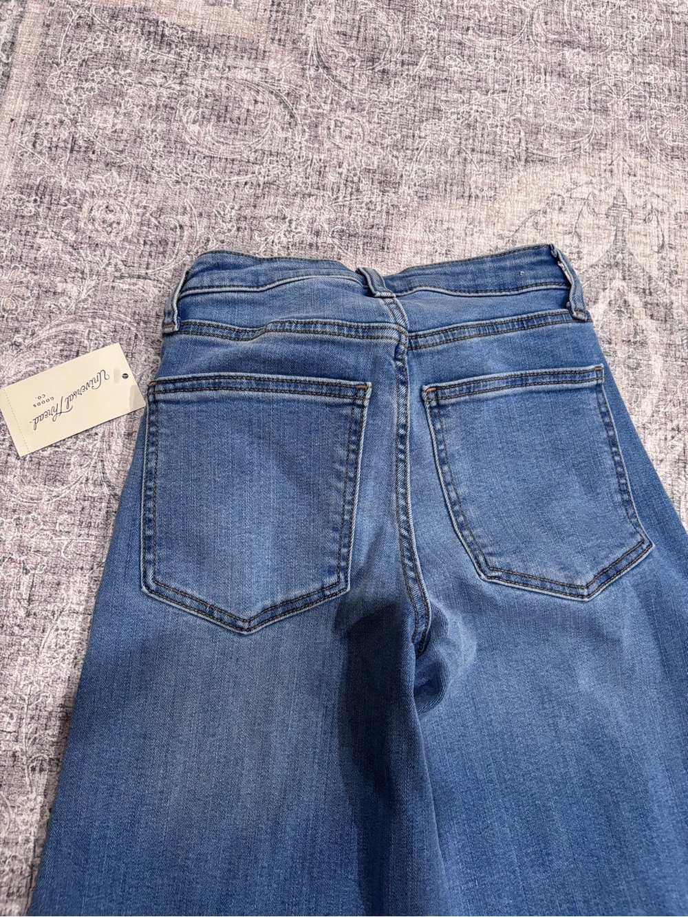 Universal Thread Medium Wash Wide-Leg High-Rise Jeans Brand NWT size 2R - Picture 12 of 12